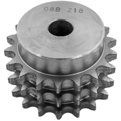 Kettenrad Triplex für dreifache Rollenketten aus Stahl C45 | © Kettenrad Triplex für dreifache Rollenketten aus Stahl C45