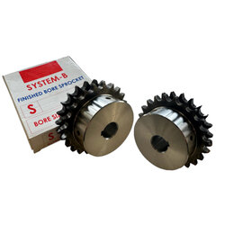 Einbaufertige Kettenräder für Duplex Rollenketten DIN 8187 | © BEA Einbaufertige Kettenräder für Duplex Rollenketten DIN 8187