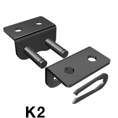 Gerade Verschlussglieder für Rollenketten DIN 8187 - mit Winkellaschen Typ K2-02 | © Gerade Verschlussglieder für Rollenketten DIN 8187 - mit Winkellaschen Typ K2-02