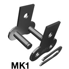 Gerade Verschlussglieder für Rollenketten DIN 8187 - mit Flachlaschen Typ MK1-01 | © Gerade Verschlussglieder für Rollenketten DIN 8187 - mit Flachlaschen Typ MK1-01