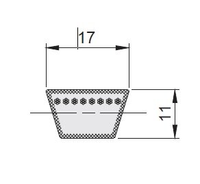 Klassische Keilriemen CONTI® V DIN 2215 Profil B | © Klassische Keilriemen CONTI® V DIN 2215 Profil B