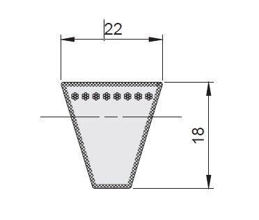 Schmalkeilriemen CONTI® V DIN 7753 - Profil SPC | © Schmalkeilriemen CONTI® V DIN 7753 - Profil SPC