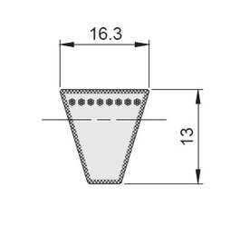 Schmalkeilriemen CONTI® V DIN 7753 - Profil SPB | © Schmalkeilriemen CONTI® V DIN 7753 - Profil SPB