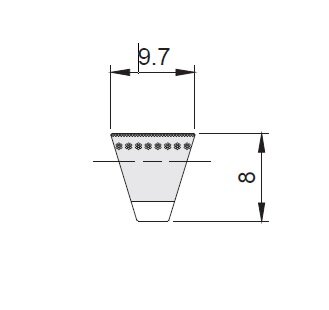 Schmalkeilriemen CONTI® V FO – Flankenoffen - Profil XPZ | © Schmalkeilriemen CONTI® V FO – Flankenoffen - Profil XPZ