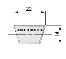 Klassische Keilriemen CONTI® V DIN 2215 Profil C | © Klassische Keilriemen CONTI® V DIN 2215 Profil C