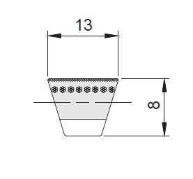 Klassische Keilriemen CONTI® V FO – Flankenoffen - Profil AX | © Klassische Keilriemen CONTI® V FO – Flankenoffen - Profil AX